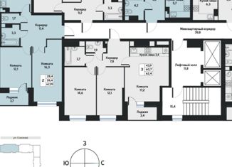 Продам трехкомнатную квартиру, 61 м2, Ижевск, Устиновский район