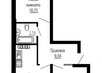 Продается двухкомнатная квартира, 59 м2, Арамиль, улица Текстильщиков, 6
