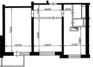 Двухкомнатная квартира на продажу, 53.6 м2, Москва, улица Шолохова, 7, метро Новопеределкино