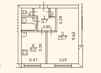 Продажа 1-комнатной квартиры, 31.1 м2, Санкт-Петербург, Серебристый бульвар, 16к1, Приморский район