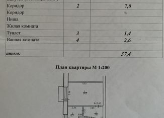 Продается 1-комнатная квартира, 37.4 м2, Новосибирская область, улица Ленина, 26