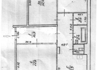 Продаю 3-ком. квартиру, 67.6 м2, Чита, проспект Фадеева, 16