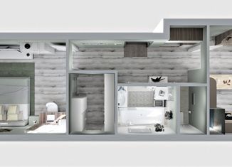 Продам однокомнатную квартиру, 54 м2, поселок Романовка, Гаражный проезд, 16