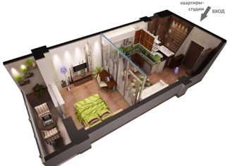 Продажа квартиры студии, 35 м2, Краснодар, Степная улица, 1/1к4, ЖК Мозаика