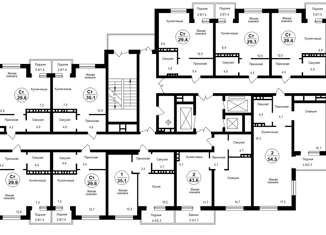 2-комнатная квартира на продажу, 41.4 м2, Красноярск, Кировский район, улица Кутузова