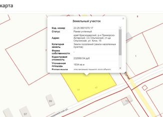 Продам дом, 32.3 м2, станица Ольгинская, улица Кичи, 17