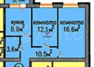 Продам двухкомнатную квартиру, 56 м2, село Подстёпки, Ключевой проезд, 1, ЖК Солнечный
