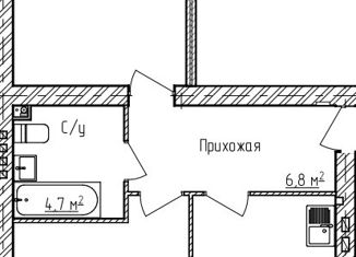 Продаю двухкомнатную квартиру, 56 м2, деревня Карабиха, Московское шоссе, 64