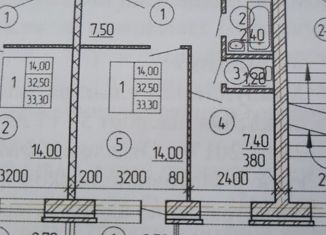 Продажа 1-комнатной квартиры, 34 м2, село Култаево, Речная улица, 9