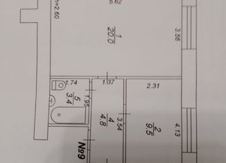 Продается 1-ком. квартира, 40 м2, Ржев, Рижская улица, 18