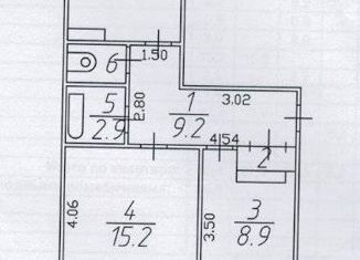 Продажа 2-комнатной квартиры, 52.4 м2, Арсеньев, улица Сазыкина, 2