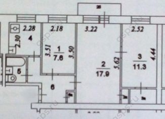 Трехкомнатная квартира на продажу, 55 м2, Москва, Коптевская улица, 34к1, Коптевская улица