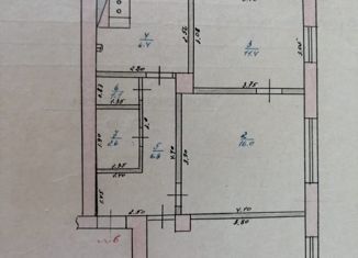 Продается трехкомнатная квартира, 59 м2, Бутурлиновка, площадь Воли, 20