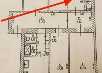 Комната на продажу, 11.75 м2, Ульяновск, улица Ватутина, 54, Ленинский район