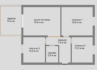 Продажа дома, 80 м2, станица Елизаветинская, Сливовая улица