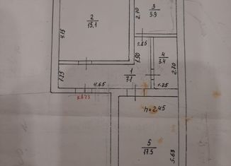 Продажа двухкомнатной квартиры, 50.8 м2, село Таптыково, Центральная улица, 13