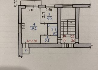 Продается 1-ком. квартира, 32.3 м2, Серов, улица Розы Люксембург, 2