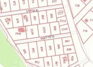 Продается земельный участок, 7.9 сот., посёлок Рассвет, 6-й проезд, 19