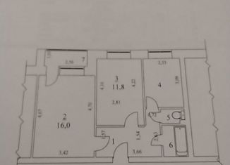 Продам 2-ком. квартиру, 45.3 м2, Балаково, проспект Героев, 3А