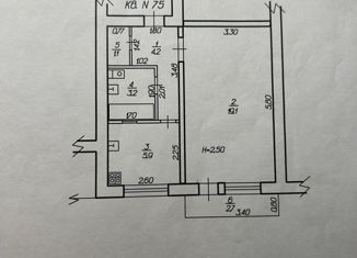 Продам 1-комнатную квартиру, 33.5 м2, Будённовск, 3-й микрорайон, 1