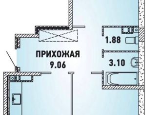 Продаю 2-комнатную квартиру, 71 м2, Краснодар, Боспорская улица, 4, микрорайон Губернский