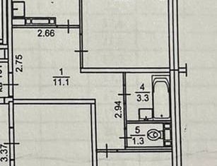 2-ком. квартира на продажу, 58.9 м2, Томск, Береговая улица, 5