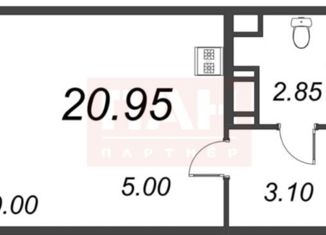 Продам квартиру студию, 20.95 м2, Санкт-Петербург, Пискарёвский проспект, 149к3, Пискарёвский проспект