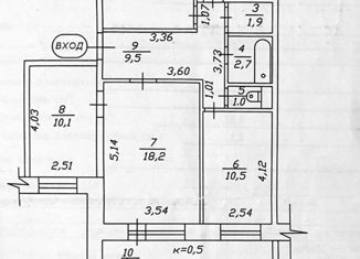 Продается 4-ком. квартира, 79.5 м2, Зеленогорск, Парковая улица, 3