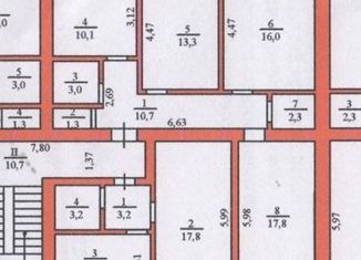 Продаю трехкомнатную квартиру, 77 м2, село Чигири, Красная улица, 2