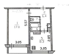 Продам 1-ком. квартиру, 35.5 м2, Выборг, Приморская улица, 22А