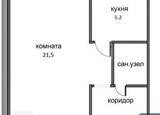 Продажа 1-комнатной квартиры, 31.4 м2, Москва, Волгоградский проспект, 64к1