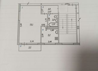 1-комнатная квартира на продажу, 31.4 м2, Самара, улица Мяги, 15, метро Гагаринская