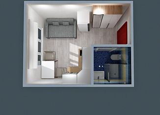 Продается квартира студия, 13.8 м2, Москва, Белореченская улица, 17, район Люблино