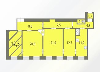 Комната на продажу, 103 м2, Санкт-Петербург, Тамбовская улица, 91, Тамбовская улица