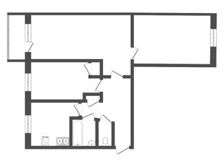 Продам 3-комнатную квартиру, 58.5 м2, Тюмень, улица Серова, 19, Центральный округ