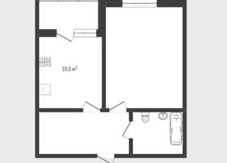 Продается 1-комнатная квартира, 37.5 м2, Тюмень, Тихий проезд, 2