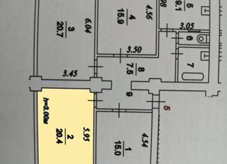 Продаю комнату, 97 м2, Москва, 1-й Рощинский проезд, 8, Донской район