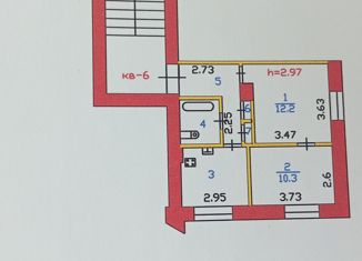 Продажа 2-ком. квартиры, 39.8 м2, Пензенская область, улица Калинина, 108