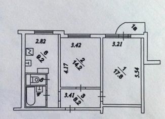 Продажа двухкомнатной квартиры, 55 м2, Москва, Бартеневская улица, 9, метро Улица Горчакова