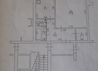 1-комнатная квартира на продажу, 40 м2, Калининградская область, улица Генерала Толстикова, 41