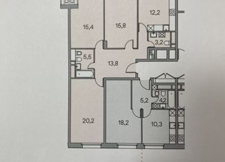 Продажа 3-комнатной квартиры, 86.1 м2, деревня Румянцево, улица Инженера Кнорре, 7к3