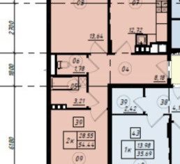 Продаю двухкомнатную квартиру, 54.5 м2, поселение Московский, улица Шекспира, 1к2