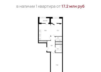 Продам 2-ком. квартиру, 65.2 м2, Москва, Михалковская улица, 48, Головинский район