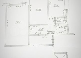 2-комнатная квартира на продажу, 43 м2, Самара, Чернореченская улица, 32, Ленинский район