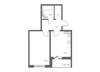 Продаю 1-комнатную квартиру, 45 м2, Оренбург, Дзержинский район, проспект Победы, 153