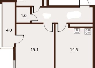 Продам 1-ком. квартиру, 42.2 м2, Москва, Чоботовская улица, 2к1, район Ново-Переделкино