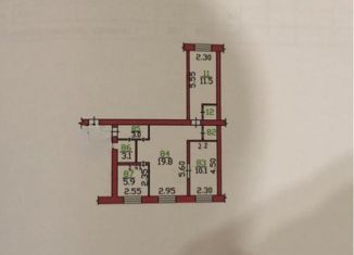 Продам 3-комнатную квартиру, 55.4 м2, Ливны, улица Денисова, 34