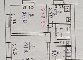 Продажа 2-комнатной квартиры, 54.6 м2, Нальчик, район Центр, проспект Ленина, 22