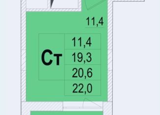 Продажа квартиры студии, 23 м2, Мытищи, улица Академика Каргина, 34