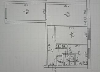 Продаю 3-ком. квартиру, 58.6 м2, Краснодарский край, улица Чернышевского, 152